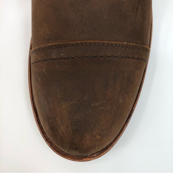 Patina Brown Leather Lace Up Boots | Made in Mexico main image 6